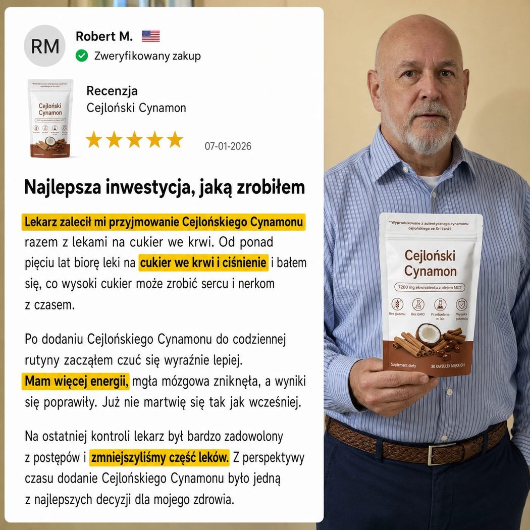 Zrzut ekranu z opinią klienta